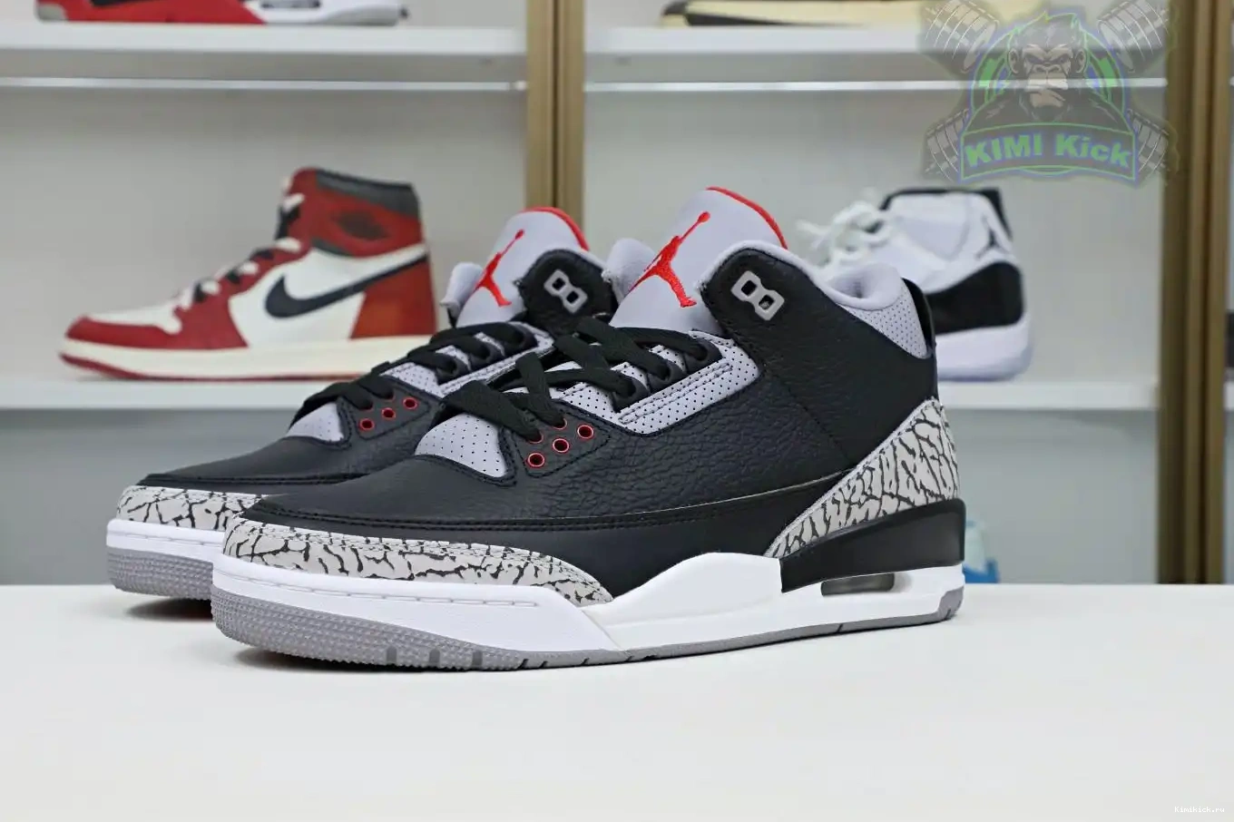 2018（854262-001）  Jordan blackcement retro 3 Air Kimikick Jordan 0328